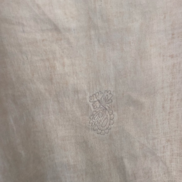 NWT CHICO’s Embroidered Linen Tee XL - Picture 6 of 8